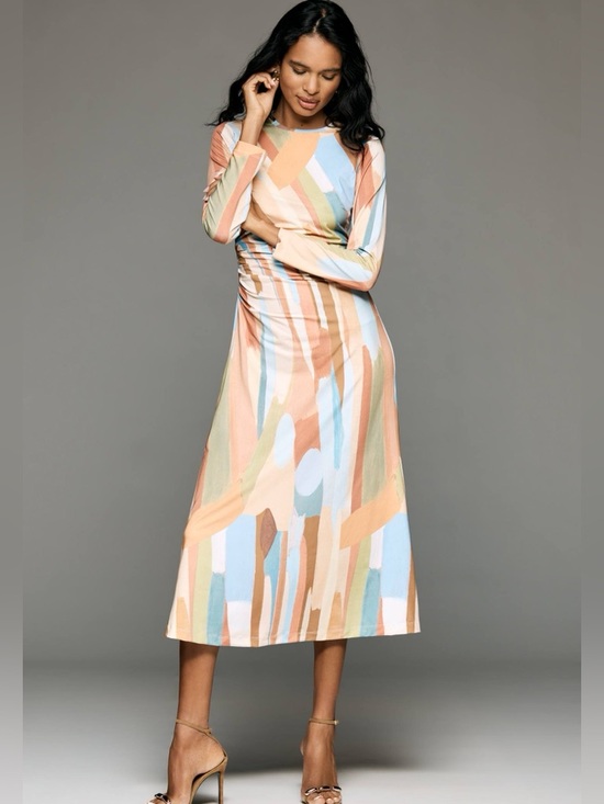 MESTIZA NEW YORK Dresses & Skirts - MESTIZA NEW YORK gabriella midi dress in fresco tides size Small Anthropologie
